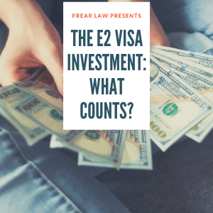 common expenses for your e2 visa investment