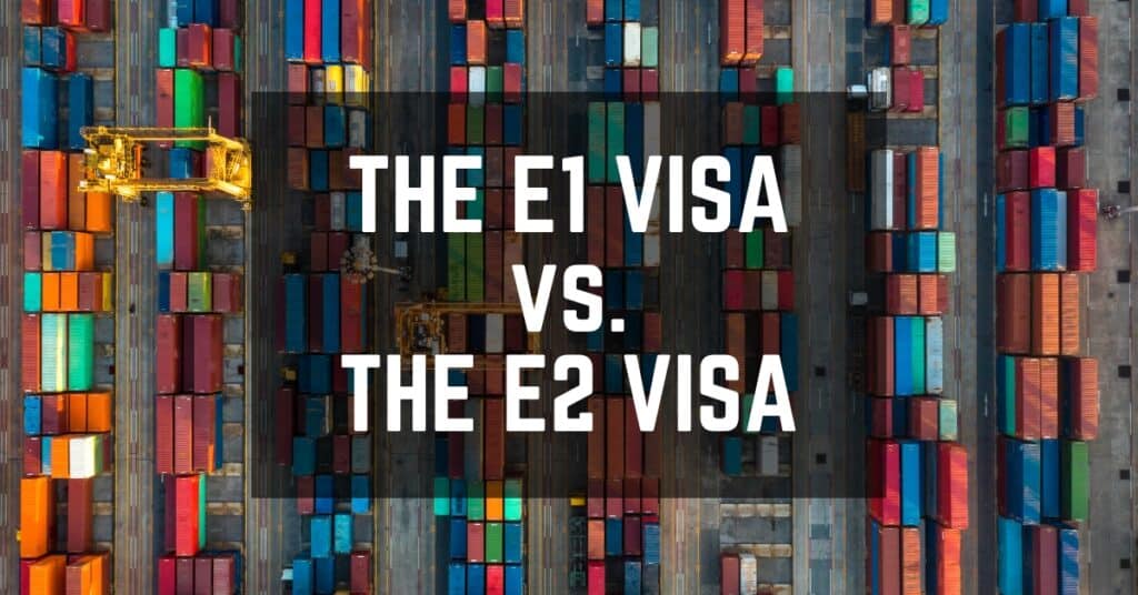 e1 vs. e2 visa